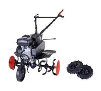 Scheppach motobineuse à essence MTP750 - 5,7cv | largeur de travail 75cm | profondeur de travail 31cm | 24 couteaux ⌀315mm | 2 vitesses avant | roue de transport