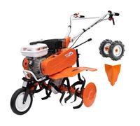 Motobineuse Thermique RURIS 7000FR 7 CV 212cc - Largeur 780-870 mm, 2 Vitesses + Marche Arriere, Roues Caoutchouc + Butteur