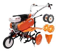 Motobineuse Thermique RURIS 7000FR ACC1 7 CV 212cc - Largeur 780-870 mm, Roues Caoutchouc + Roues Metalliques + Butteur