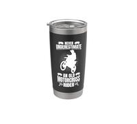 Motocross Grand-père Deux-roues Gobelet isotherme en acier inoxydable double paroi