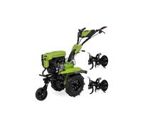 Motoculteur à essence 7CV 4T 5200W 212 cm3 Motobineuse avec Fraises et Butteur VITO