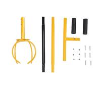Motoculteur à Main Cultivateur à Griffes de Jardin Aérateur de Sol Motoculteur Manuel pour parterres de Fleurs Potagers en Acier Inoxydable Paquet de 4 avec Accessoires et vis