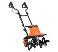 Motoculteur électrique filaire, motoculteur de jardin d'une largeur de travail de 45 cm, machine de labour robuste équipée d'un moteur de 1 500 W, motoculteur avec dents en acier et poignée rabattable