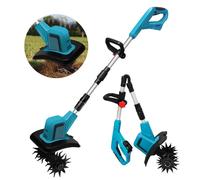 Motoculteur Électrique Sans Fil 21V 330 RPM Largeur de Travail de 20 cm et Profondeur de 15 cm pour Pelouse Jardinage