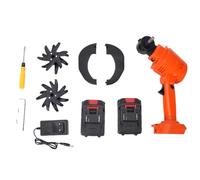 Motoculteur électrique sans Fil, Cultivateur de Jardin alimenté par Batterie pour Ameublir Le Sol, Désherber, Creuser des Tranchées (Prise UE)