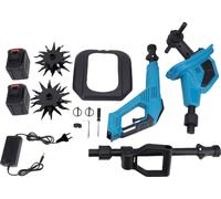 Motoculteur sans fil, 360 tr/min, profondeur de travail maximale de 170 mm, alimenté par batterie, électrique, pour le jardin et la cour, prise UE
