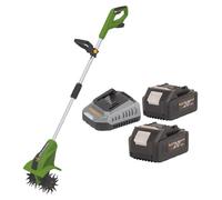 Motoculteur sans fil Procraft CT20bb 20 V, 224 mm, moteur sans balais + 2 batteries 4,0 Ah + chargeur