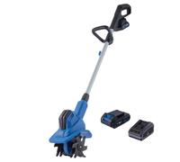 Motoculteur sans fil Scheppach C-MT200-X - 20 V IXES | Profondeur de travail : 155 mm, largeur de travail : 200 mm | Batterie 2 Ah + chargeur 2,4 A inclus