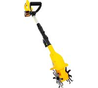 Motofraise sur batterie, 250 tr/min, autonomie de 40 minutes, fraise à jardin, sans fil, avec double sécurité (jaune/noir)