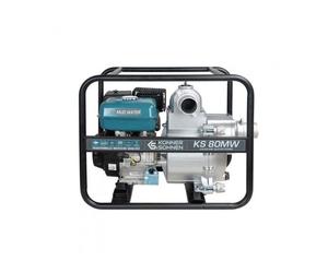 Motopompe 3 pouces spéciale eaux très chargées 60000l/h moteur 269 cc Könner Söhnen KS 80MW
