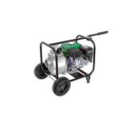 Motopompe 6 hp 212 cc 33m3 par heure sur roues