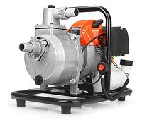 Motopompe auto-amorçante à éclater 1" | Moteur à 2 temps à essence et huile | 5,2 ch | Prévalence 25 mètres | Portée 300 L/min | 3,3 bar | pour eau sale et propre