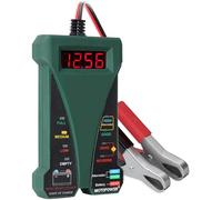 MOTOPOWER MP0514E Testeur de Batterie numérique 12 V Voltmètre alternateur Système de Charge Analyseur avec écran LCD et indicateur LED
