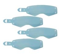 Motorcycle Riding Goggles Film, Motorcycle Riding Glass Film - 4x Pobines de moto transparente Len Écran de protection | Performances visuelles élevées, films de lunettes de moto pour les lunettes