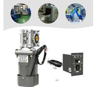 Motoréducteur à vis sans fin, 120 W 220 V AC avec régulateur de vitesse, industriel, fonction réversible