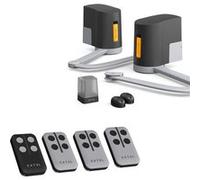 Extel XB250 Umii, Motorisation Connectée à Bras Articulés pour Portail Battant, WiFi Intégré sans Hub, Pack 4 Télécommandes, 5m et 500kg, Arrêt sur Obstacle, Alexa, Google Home