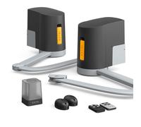 Extel XV250 - Motorisation connectée à vérins pour portail à battants jusqu’à 5 m et 500 kg, contrôle via application Umii, kit complet avec 4 télécommandes au total
