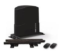 SCS Sentinel Motorisation portail à crémaillères SimplyOpen 3 MCO0124 24V 2 télécommandes 5 m 400 kg