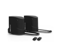SCS Sentinel Motorisation portail à bras articulés SimplyOpen 2 – Jusqu'à 200 kg/vantail, 5 m – Noir