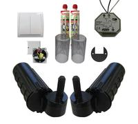 Motorisation pour volet 2 battants SLID'UP URANUS filaire - gond Ø 14 mm - kit scellement - alimentation à encastrer