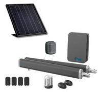 Motorisation solaire à vérins Teha SE avec digicode pour portail battant