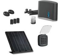 Avidsen Kit Motorisation Portail Coulissant Solaire Complet - Zenia SE 24V, 3 Télécommandes, Clavier à Code sans Fil, Photocellules, Panneau Solaire, Crémaillère 3m, Jusqu'à 400kg