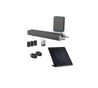 AVIDSEN Teha SE - Pack Motorisation Solaire pour Portail Battant à Vérins - Kit Complet 24V - Inclus : Panneau Solaire, 3 Télécommandes, Photocellules - Installation sans Travaux