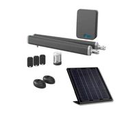 AVIDSEN Teha SE - Pack Motorisation Solaire pour Portail Battant à Vérins - Kit Complet 24V - Inclus : Panneau Solaire, 3 Télécommandes, Photocellules - Installation sans Travaux