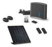 Avidsen Zenia SE, Motorisation Portail Coulissant Solaire, Kit Automatisme Complet, Jusqu'à 4m et 250kg, 3m de Crémaillères, 3 Télécommandes, Panneau Solaire 20W, Photocellules, Sécurité, Sans Fil