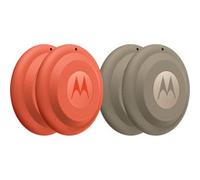 Motorola Moto Tag 2, Universel, Localisateur, Vert, Orange, Résistant à l'eau, Résistant à la poussière, Résistant à la pluie, 100 m, 77 dB