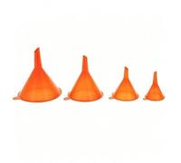 Motswedi Entonnoirs pour Remplir Bouteilles, Set de 4, Plastique Entonnoir Cuisine, Transfert de Liquides et Poudres, Conserver, Cuisiner, Laboratoire et Huile de Voiture