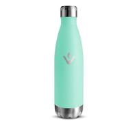Motswedi Gourde, 500 ml Sans BPA, Gourde Isotherme, à Double Paroi Anti-fuite, Bouteille Isotherme, Inox 18/8, Bouteille, Conservation 12h Chaud / 24h Froid Bleu & Vert