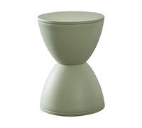 MOTUZP Tabouret Rond en Plastique, Tabouret D'appoint Moderne en Sablier, Table D'appoint Moderne, Utilisation Intérieure et Extérieure, Tabouret de Mode pour Salon, Chambre à Coucher,