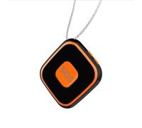 Mouchard GPS Android Iphone Traceur Alarme Sos SMS Horloge Parlante Noir Orange YONIS