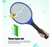 Mouche électrique sans fil rechargeable moustique tapette insecte raquette Zapper insectes tueur bleu