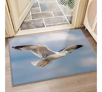 Mouette Tapis 180x270 cm Animaux Mignons Moquette Antiderapant à Poils Courts Tapis 3D Lavable en Machine Convient aux Chambres, Bureaux Salons et Couloirs a-1456