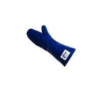 Moufle anti-chaleur bleu 450°C Burnguard Quickklean - 46 cm - Polyester-coton