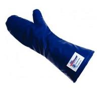 Moufle anti-chaleur bleu 450°C Burnguard Quickklean - 46 cm - Polyester-coton NC G