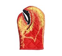 Moufles De Four en Forme De Homard - Gants Isolants en Coton pour Cuisson en Forme De Pince De Crabe - Maniques Anti-Brûlures Résistantes à la Chaleur pour Cuisson Four Gril Pizza BBQ