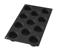 Moule 11 mini muffins gourmet noir silicone 5.00 cm LEKUE 30.00x17.50 cm