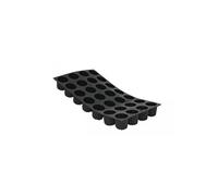 De Buyer - Plaque de 28 mini-Canelés MOUL'FLEX en silicone - 17,5 x 30 cm -, Noir
