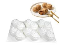 Moule 3d En Silicone Pour Cacahuètes, Moule À Fondant Pour Bonbons Au Choco | Silicone Flexible, Chaque Cavité 4,37 X 2,13 X 1,77 Pouces, Pour Les Décorations De Gâteaux, Les Décorations De Cupcakes Et L