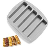 Moule 5 cake long multi apéritif apero compatible Cake Factory Infinity XXL en silicone ptinum petit,patisserie,