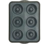 Zenker Moule à Donuts en Silicone Fibre de Verre - 6 Cavités - 36 x 26 cm - Noir - Cuisson Rapide et Démoulage Facile Sans Matière Grasse