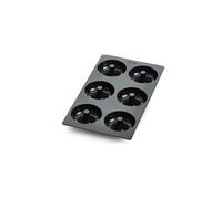 Moule 6 Donuts Noir