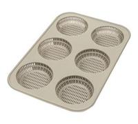 Silikomart Moule à snack BURGER BREAD en silicone antiadhésif 6 pains Ø80×20 mm Made in Italy