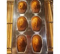 Moule à 6 Madeleines en Fer Blanc GOBEL Taille Gourmande