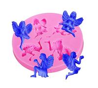 Moule à Angel en Silicone pour Artisanat - Fée Ange Bricolage - Utilisé pour Fondant, Chocolat, Savon, Bougies, Ornements et Décorations
