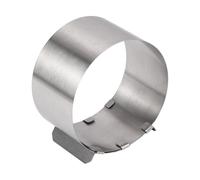 Moule à anneau à gâteau - Moule de cuisson rond en acier inoxydable | matériau durable antirouille, parfait pour les gâteaux en couches, les desserts en mousse et le façonnage de pâtisseries, con