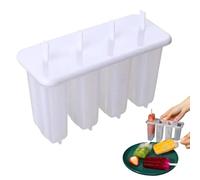 Moule à barres de glace | Moule réutilisable de qualité alimentaire - Moule à cake pop pour chocolat, bonbons, gélatine, desserts, gâteaux, biscuits, camping et aliments surgelés